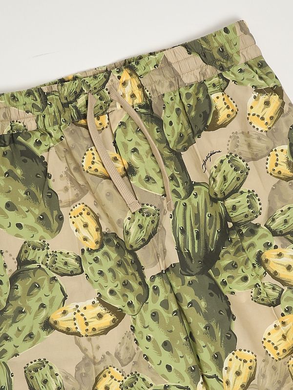 3. Short en coton pour enfant Crème-Verte Dolce e Gabbana l43q54hs5ud