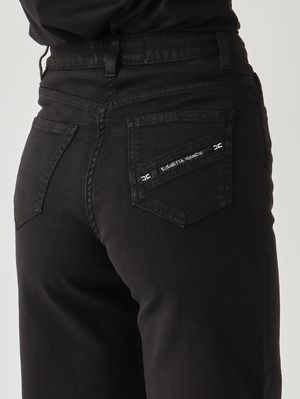 5. Jeans donna in cotone stretch Nero
