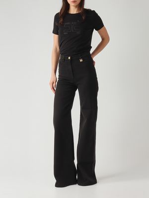2. Jeans donna in cotone stretch Nero