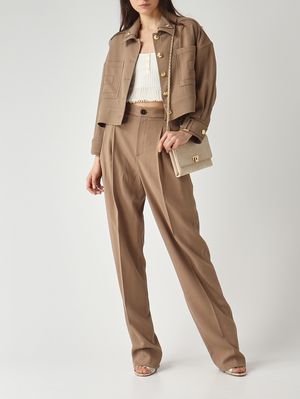 2. Top donna in maglia Avorio