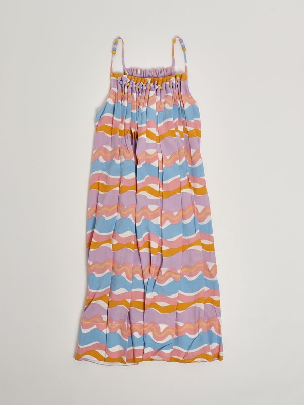 1. Mädchenkleid aus Viskosemischung Mehrfarbig Stella McCartney ty1a82z3442