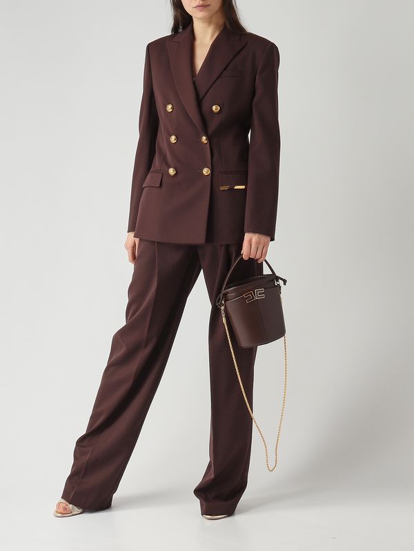 2. Bolso de mujer de imitación de cuero Cacao Elisabetta Franchi bs92a61e2