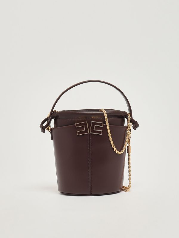 4. Bolso de mujer de imitación de cuero Cacao Elisabetta Franchi bs92a61e2