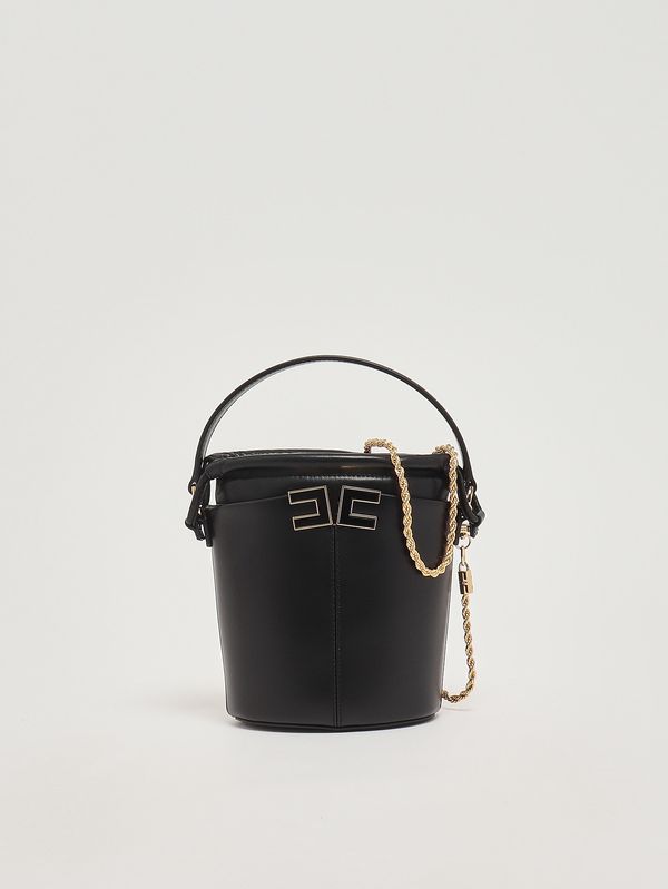 4. Sac seau en simili cuir pour femme Noir Elisabetta Franchi bs92a61e2
