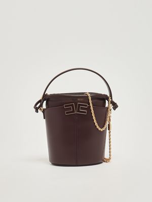 4. Bolso de mujer de imitación de cuero Cacao