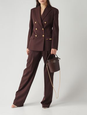 2. Bolso de mujer de imitación de cuero Cacao