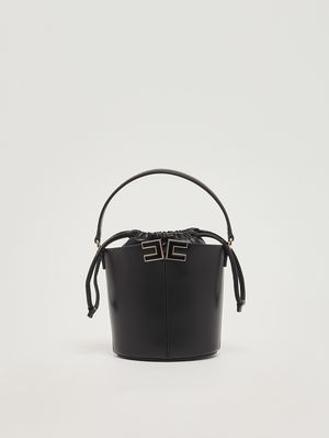 1. Sac seau en simili cuir pour femme Noir