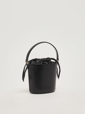 3. Sac seau en simili cuir pour femme Noir