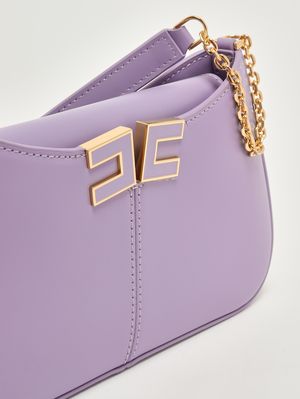 7. Women's faux leather bag Lilac