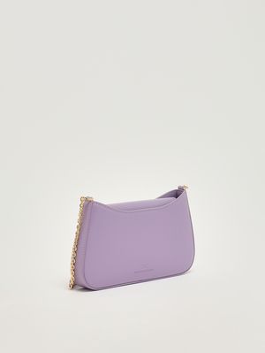 3. Women's faux leather bag Lilac