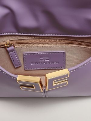 5. Women's faux leather bag Lilac