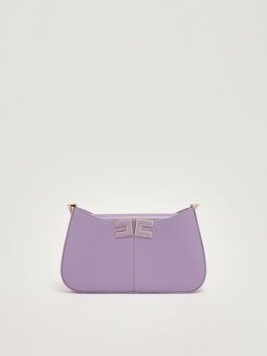 1. Women's faux leather bag Lilac