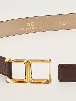 2. Ceinture femme en cuir Cacao