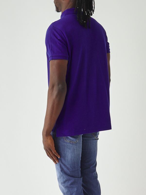 3. Herren-Poloshirt Custom Slim Fit aus Baumwoll-Piqué Royalblau Polo Ralph Lauren 710782592
