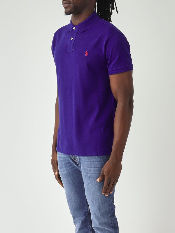 2. Herren-Poloshirt Custom Slim Fit aus Baumwoll-Piqué Royalblau Polo Ralph Lauren 710782592