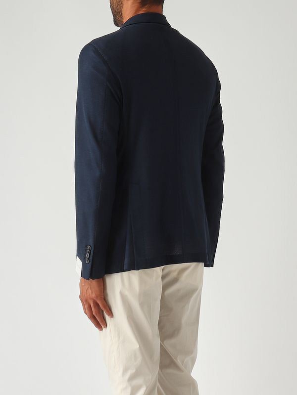 4. Blazer para hombre de algodón con textura Azul marino L.B.M. 1911 281765182