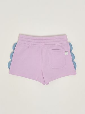 2. Shorts de felpa para bebé Lila