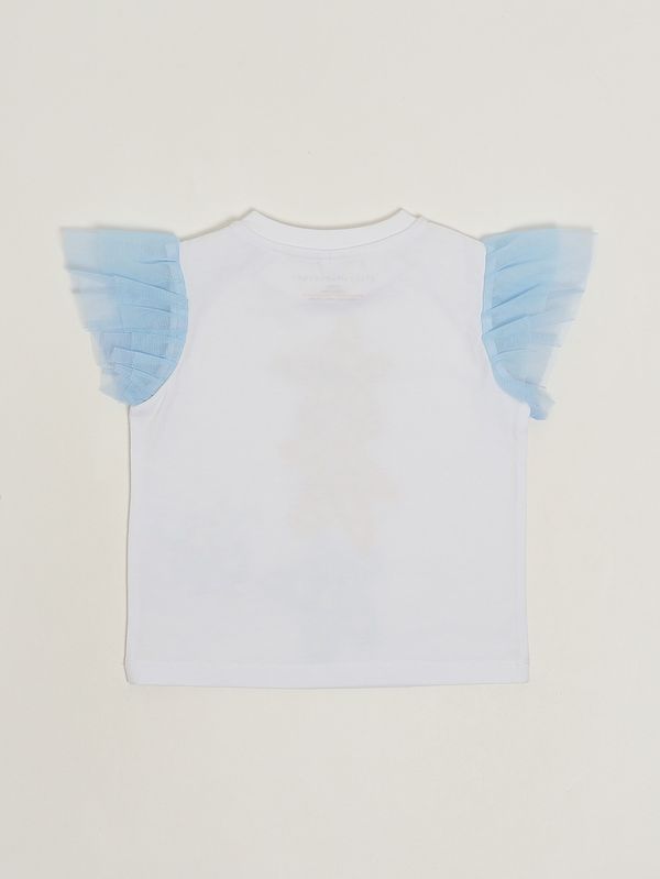2. Neugeborenen-T-Shirt aus Baumwolle Weiß Stella McCartney ty8071z0434