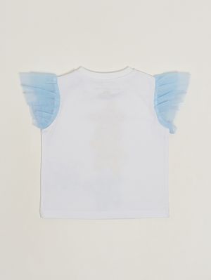 2. Neugeborenen-T-Shirt aus Baumwolle Weiß