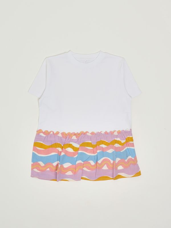 1. Camiseta de niña de algodón Blanco Stella McCartney ty8a71z0434