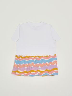 2. Camiseta de niña de algodón Blanco