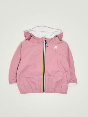 1. Veste bébé Jake Plus.2 Double en nylon Rose-Blanc