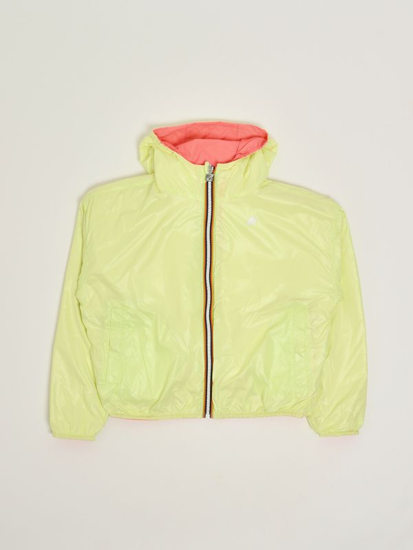 2. Mädchenjacke Laurette Plus Double aus Nylon Gelbe Geranie K-Way k41337w