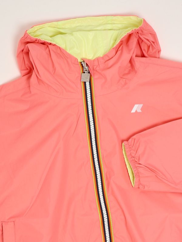 4. Mädchenjacke Laurette Plus Double aus Nylon Gelbe Geranie K-Way k41337w