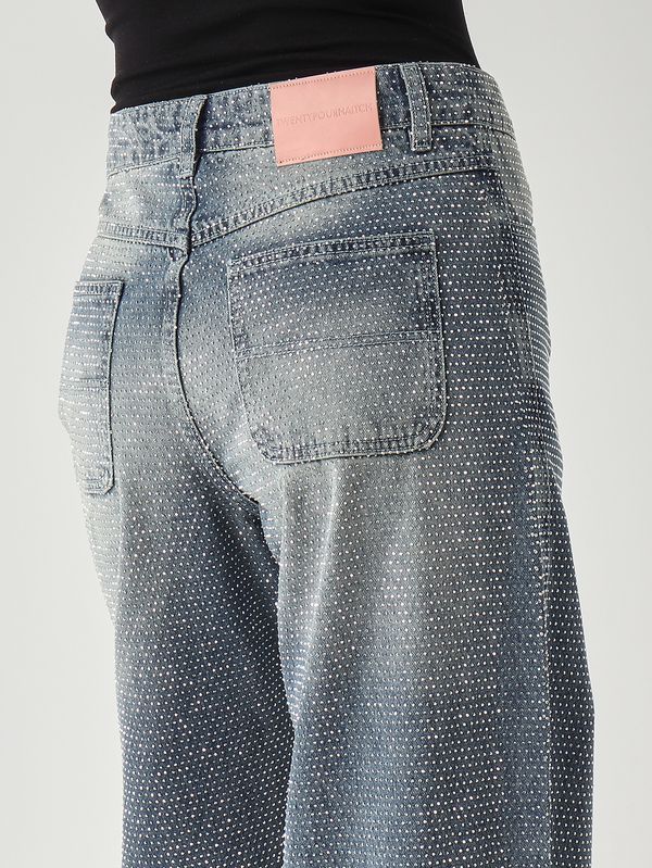 5. Women's Charon jeans in stretch cotton denim Light Denim Twentyfourhaitch a0107
