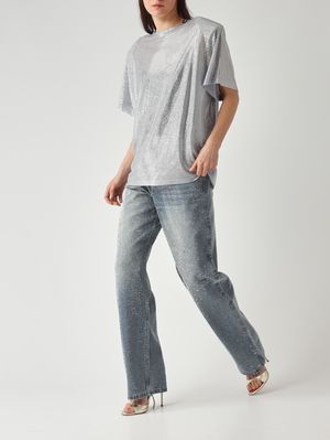 2. Women's Charon jeans in stretch cotton denim Light Denim