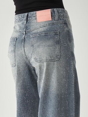5. Women's Charon jeans in stretch cotton denim Light Denim