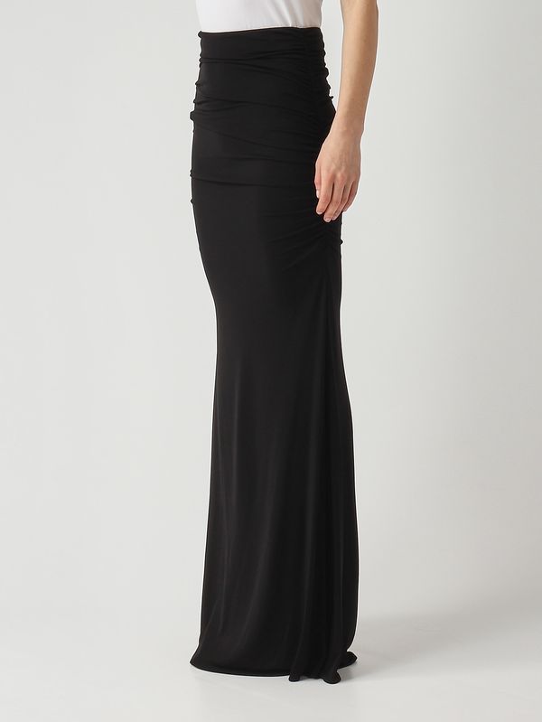 3. Jupe femme en crêpe stretch Noir Elisabetta Franchi go16261e2