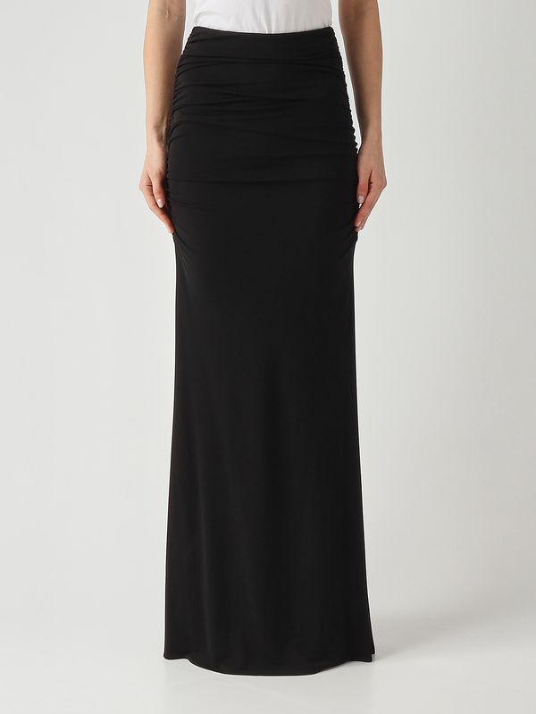 1. Jupe femme en crêpe stretch Noir Elisabetta Franchi go16261e2