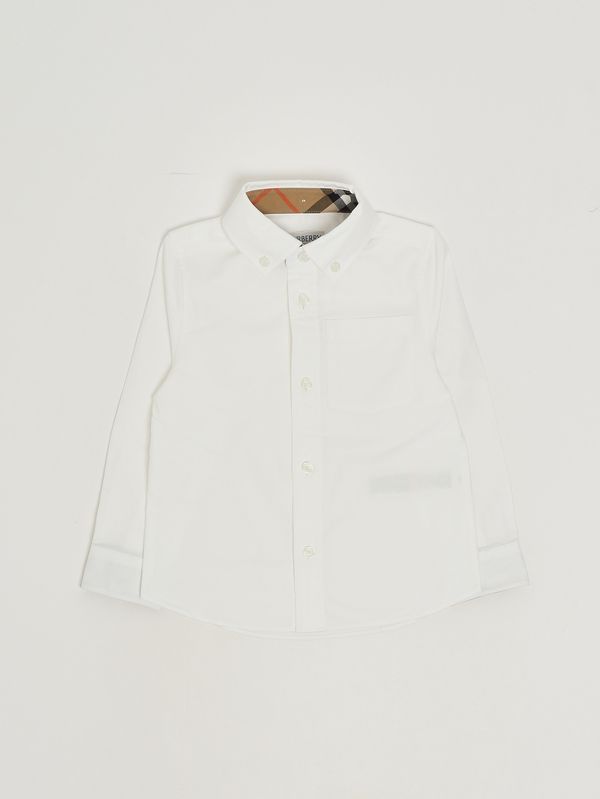 Burberry Boys' Cedar T-shirt in stretch cotton - White | Caposerio.com Burberry Boys' Cedar T-shirt in stretch cotton - White | Caposerio.com
