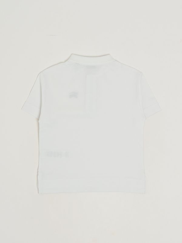 2. Kinder-Poloshirt Johane aus Baumwolle Weiß Burberry 8117368