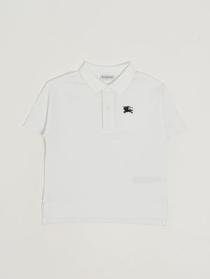 1. Kinder-Poloshirt Johane aus Baumwolle Weiß