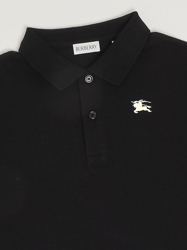3. Kinder-Poloshirt Johane aus Baumwolle Schwarz Burberry 8117373