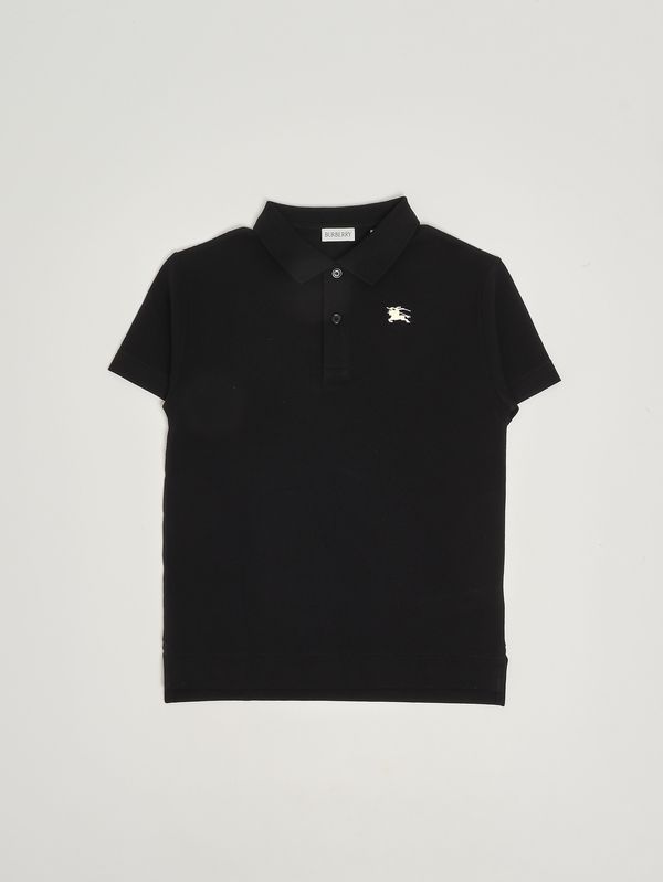 トップス BURBERRY black polo shirts swag archive Burberry polo shirt Black Embroidered Logo – Fashion Club