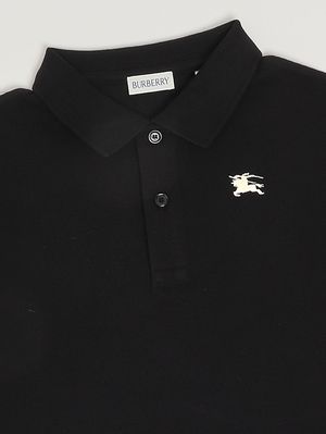 3. Kinder-Poloshirt Johane aus Baumwolle Schwarz
