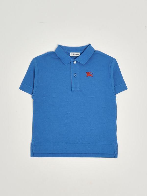 1. Polo pour enfant Johane en coton Bleu Burberry 8117872