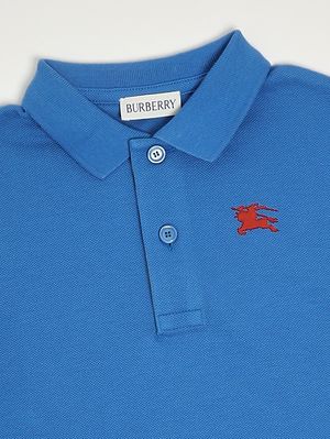 3. Polo pour enfant Johane en coton Bleu