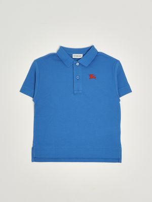 1. Polo pour enfant Johane en coton Bleu
