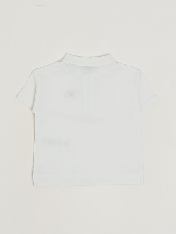 2. Kinder-Poloshirt Johane aus Baumwolle Weiß Burberry 8121363
