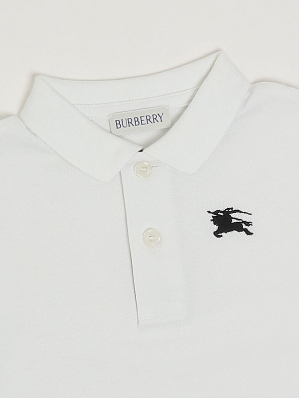 3. Kinder-Poloshirt Johane aus Baumwolle Weiß Burberry 8121363