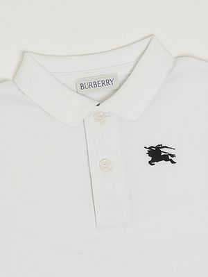 3. Kinder-Poloshirt Johane aus Baumwolle Weiß