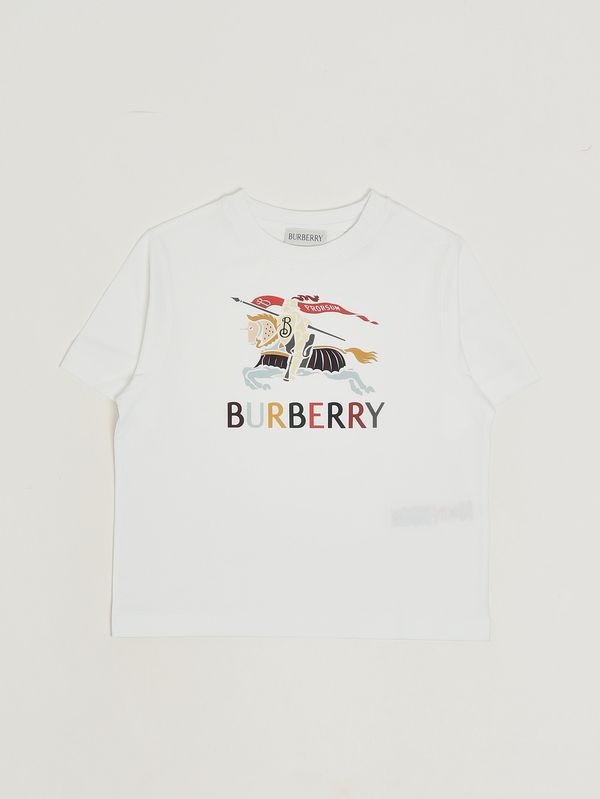 T-shirt enfant Cedar en coton Blanc Burberry