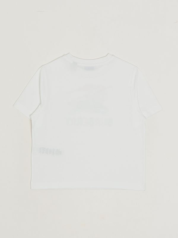 2. Camiseta de algodón para niño Cedar Blanco Burberry 8117583