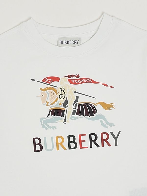 3. Camiseta de algodón para niño Cedar Blanco Burberry 8117583