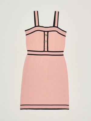 1. Strickkleid für Mädchen Rosa