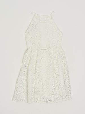 2. Robe pour fille avec broderies Blanc